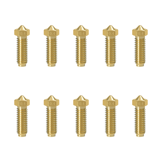 BIQU High Quality Brass Nozzle for 3D Printer Hotend 1.75*0.2/0.4/0.6/0.8/1mm Nozzles for Kobra 2, Kobra 2 Neo, Kobra 2 Pro, Kobra 2 Plus, Kobra 2 Max
