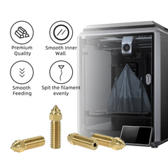BIQU High Quality Nozzle Brass / Zirconium Copper / Hardened Steel Nozzle for Creality Ender 3 V3 KE K1 / K1 MAX CR-M4