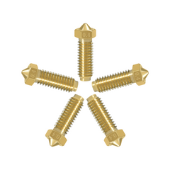 BIQU High Quality Brass Nozzle for 3D Printer Hotend 1.75*0.2/0.4/0.6/0.8/1mm Nozzles for Kobra 2, Kobra 2 Neo, Kobra 2 Pro, Kobra 2 Plus, Kobra 2 Max