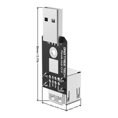 BIGTREETECH Panda Hub Dual USB Adapter Shield the Original USB Port on Bambu Lab P1S/P1P Printers