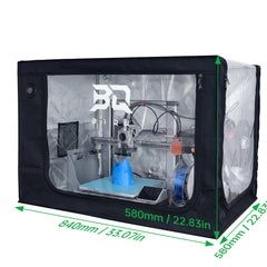 BIQU Panda Shelter for Bambu Lab A1/A1 Mini, Transparent Dustproof and Waterproof Enclosure, Constant Temp Protection, Enhanced Print Quality and Stability