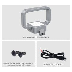 BIQU Panda Hue OTG, CNC Machined DIY Translucent Relief Cover with LED Panel, Easy Installation and Hidden Wiring for Bambu Lab A1 mini