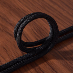 BIQU Round Shoelaces – 2 Pairs Black & 2 Pairs White | 100cm & 140cm
