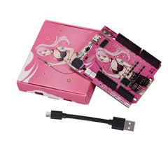 BIQU RGBDuino UNO V1.2 Jenny Greek Duck ATMEGA328P-AU Chip 16MHZ 5V Development Board VS Arduino UNO R3 Upgrade for Raspberry Pi 4 Raspberry Pi 3B