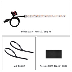 BIQU Panda Lux LED Upgrade Kit Illuminate the Print Area – Automatic Induction Lighting with Online Switch Control for Bambu Lab A1/A1 mini 3D Printers