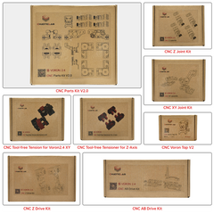 Voron 2.4 CNC Parts Kit V2.0 - DIY Kits 8 Kits Electronics Cable Fastener Heated Bed Motion Panels Frame CNC