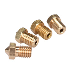 5pcs/Lot 3D printer E3D V6&V5 J-Head brass nozzle extruder nozzles 0.2/0.3/0.4/0.5/0.6/0.8/1.0 mm For 1.75/3.0mm supplies