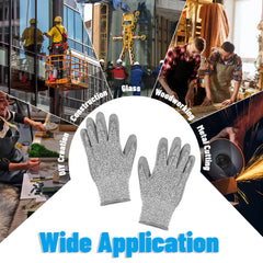 Hanboost Anti-Cut Protective Gloves for DIY, Gardening, Woodworking Glass Cutting