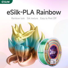 eSUN Silk PLA Rainbow 1.75mm 3D Filament 1KG