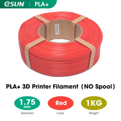 eSUN PLA+ 1.75mm Filaments Refill for 3D Printer No Spool 1KG