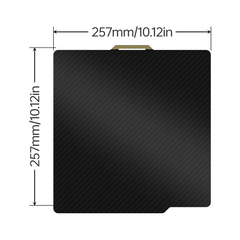 BIQU Panda Build Plate 257MM x 257MM/184MM x 184MM Double-Sided Spring Steel Sheet with Textured PEI Grid for Bambu Lab P1P/P1S/X1C/A1/A1 mini Printers