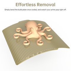 BIQU Panda BuildPlate Designer Series Dual-textured 3D Printing Build Plate with Honeycomb & Houndstooth Patterns for Bambu X1/P1/A1 Printers