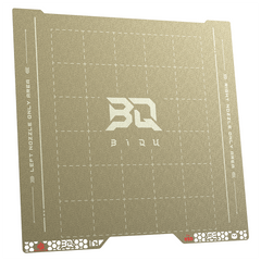 BIQU Pyrogrip Build Plate 346MM x 355MM Spring Steel Sheet Double-Sided Textured PEI Grid for Bambu Lab H2D/H2S Printers