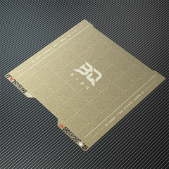 BIQU Pyrogrip Build Plate 346MM x 355MM Spring Steel Sheet Double-Sided Textured PEI Grid for Bambu Lab H2D/H2S Printers