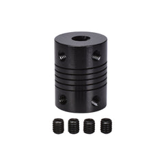2/4PCS Flexible shaft Coupler 5*8mm 5*5mm CNC Stepper Motor Aluminum Alloy Flexible Coupling Black/Silver