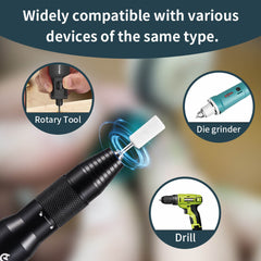 Hanboost 12pc Wool Felt Polishing Set for Rotary Tool Kit