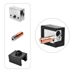 Sprite Extruder High Temperature Heater Block Kit for Creality Ender 3 S1 Pro/Ender 3 S1 with Nozzles Thermistor Cartridge Hearter for Choice