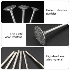 Hanboost 12Pcs Grinding Kit for Caving Stone,Jade,Glass and Jewelry