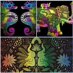 Twotrees Laser Engraving Machine Color Gradient Drawing Paper Set DIY