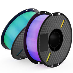 Twotrees Rainbow Silk PLA Filament (1KG per roll, 1.75mm diameter)