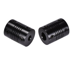 2/4PCS Flexible shaft Coupler 5*8mm 5*5mm CNC Stepper Motor Aluminum Alloy Flexible Coupling Black/Silver
