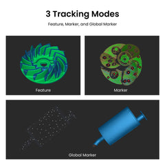 Revopoint MetroX: Blue Laser Line and Full-field Structured Light 3D Scanner