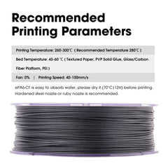 eSUN ePAHT-CF 1.75mm 3D Filament 0.75KG