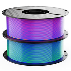Twotrees Rainbow Silk PLA Filament (1KG per roll, 1.75mm diameter)