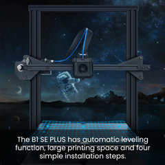 BIQU B1 SE PLUS 3D Printer Upgrade 32Bit Control Board Full Metal Extruder With TMC Drive Automatic Leveling DIY 3D Drucker Kit