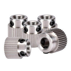 5pcs/Lot 3D Printer accessories 36 teeth MK7/MK 8 stainless steel planetary gear wheel extruder feed extrusion wheel
