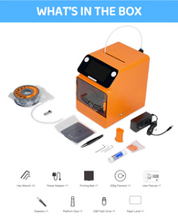 20%OFF Flash Deal | Kidoodle MiniBox A1: 3D Printer for Kids, Unleash Creativity with Kidoodle, 600mm/s High Speed, AutoLiv/Design Safe for Kids/5" Touch Screen, Wi-Fi/App Control, Easy to Install at Home/School