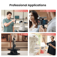 Revopoint INSPIRE 2: Wireless Infrared Laser and Structured Light 3D Scanner