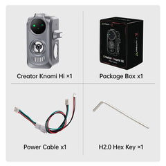 BIGTREETECH Creator Knomi Hi Smart Display for Creality Hi Printer, Wireless Control and Custom GIFs