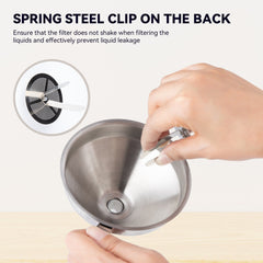 3D Stainless Steel Funnel
