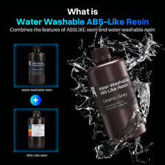 Water-Washable ABS-Like Resin