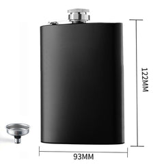 Twotrees 8 Packs 8OZ Stainless Steel Hip Flasks