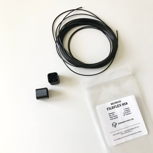 FILAFLEX 95A Sample Size 25gm, Easy to Print Flexible TPU 3D Printing Material US, 1.75mm