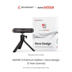 Revopoint INSPIRE 2: Wireless Infrared Laser and Structured Light 3D Scanner