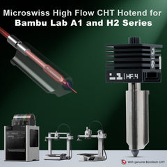 Microswiss CHT High Flow Hotend for Bambu Lab A1, A1 Mini, H2D, H2S