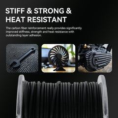 Nylon-6 Carbon Fiber (PA6-CF) 3D Printer Filament 0.5KG-1KG