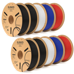PLA Filament 1.75mm 4 Colors 10KG