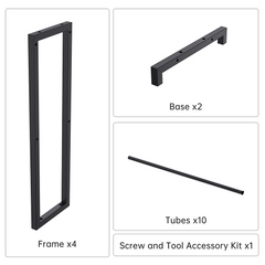 BIQU Panda Feed Rack Stackable Organizer for 3D Printing Filament Home Storage and Easy Installation