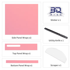 BIQU Panda Fur Protective Leather Wrap for P1S/X1C