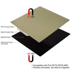Removable Steel PEI Bed Plate for Ender 3 V2/Ender 3 S1/S1 Pro