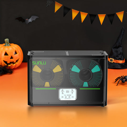 SUNLU FilaDryer S4, Temperature Balance and High Efficiency, the First Dryer for 4 Spools Capacity