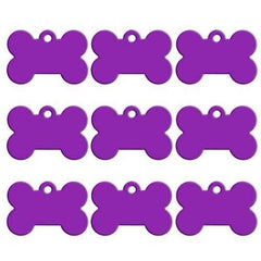 Twotrees 20pcs Bone Double Sides Personalized Dog ID Tags