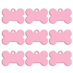 Twotrees 20pcs Bone Double Sides Personalized Dog ID Tags