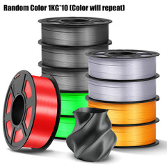 10KG SILK Recycled Filament SILK 3D Printer Filament 1KG/Roll