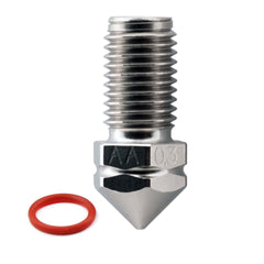 Micro Swiss Brass Plated Wear Resistant Nozzle for Ultimaker 3 / Ultimaker 5s