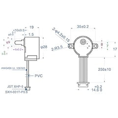 ELEGOO 5 Sets 28BYJ-48 ULN2003 5V Stepper Motor + ULN2003 Driver Board Compatible with Arduino